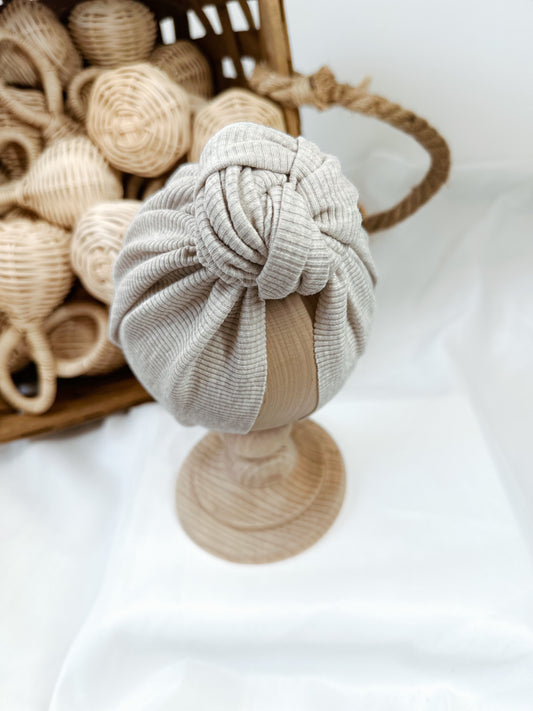 Donut-Turbanmütze linen