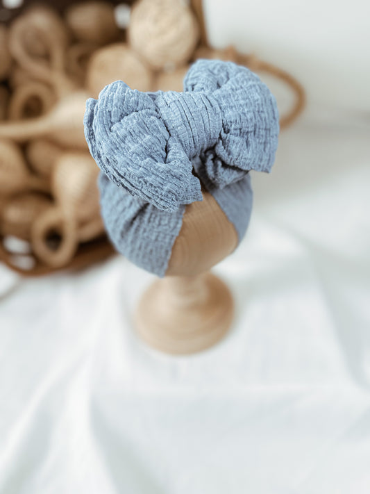 Baby-Turbanmütze blue